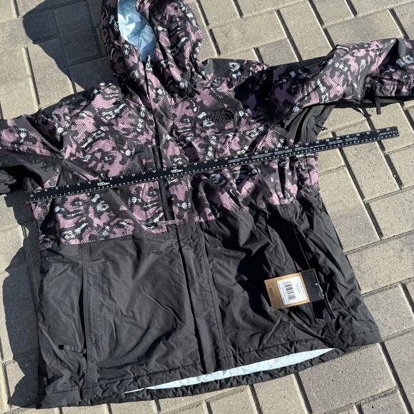 The North Face Freedom Insulated Jacket Women 2X Fawn Grey Snake Print New $320 - Picture 4 of 16